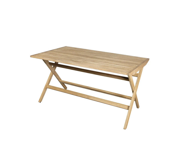 Flip folding table, 80 x 135 cm, large, Teak (50002) | Buitenvuur | Dining | Outdoor.