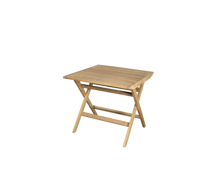 Flip folding table, 80 x 80 cm, small, Teak (50001) | Buitenvuur | Dining | Outdoor.